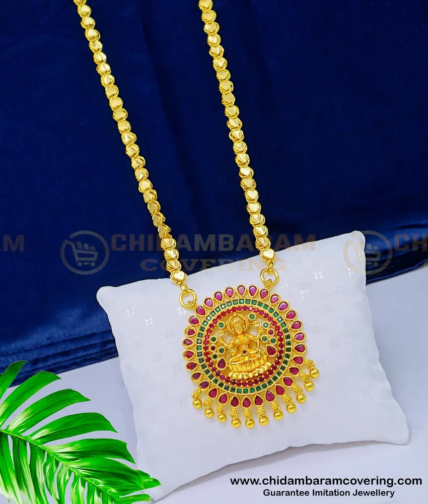 Traditional gold chain sale with pendant